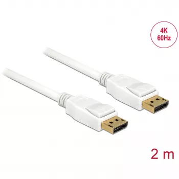 Laidas DisplayPort DeLOCK 2m 2xDisplayPort