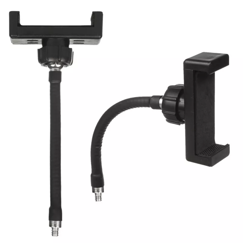 Maclean MCE610 10 12W LED žiedinė šviesa su trikoju ir Bluetooth nuotolinio valdymo pulteliu, 3 spalvų režimai, 10 ryškumo lygių, 160 LED, laikiklis išmaniajam telefonui