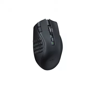 Žaidimų pelė Razer Naga V2 HyperSpeed RF belaidė + Bluetooth, dešinei rankai, 30000 DPI, optinė, juoda