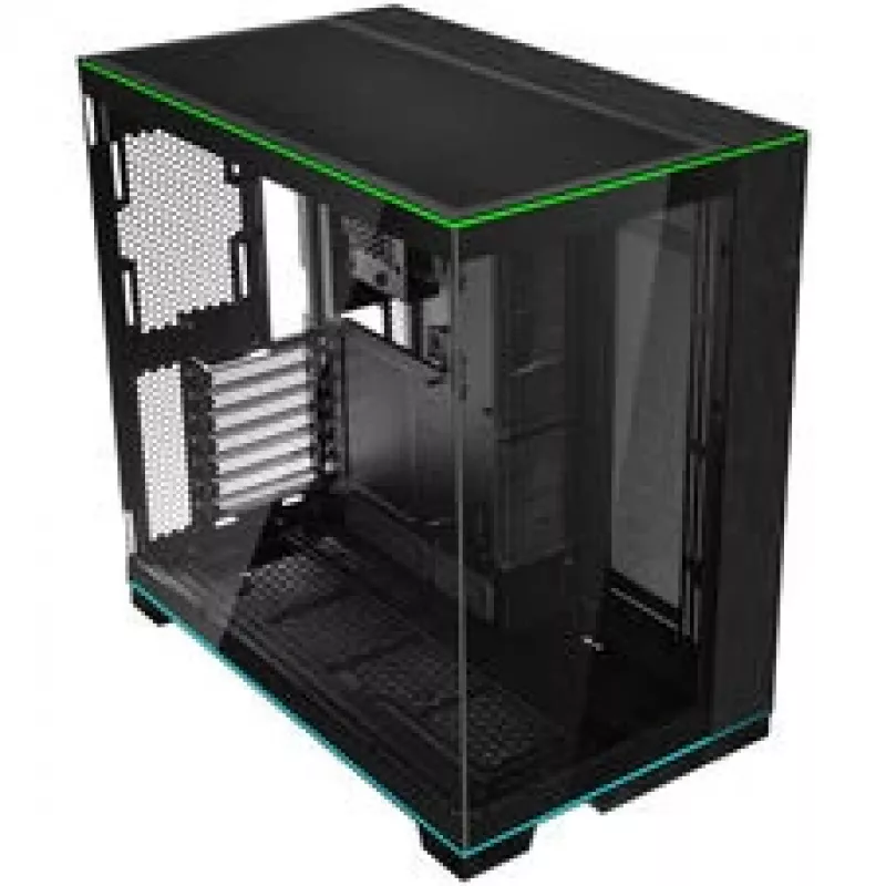 Lian Li O11 Dynamic EVO RGB korpuso rinkinys, Midi-Tower, ARGB, grūdintas stiklas + 3x UNI FAN SL-INF - juoda