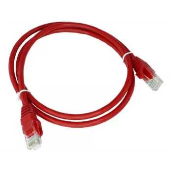 Alantec KKU5CZA1 tinklo kabelis Raudonas 0,25 m Cat5e U/UTP (UTP)