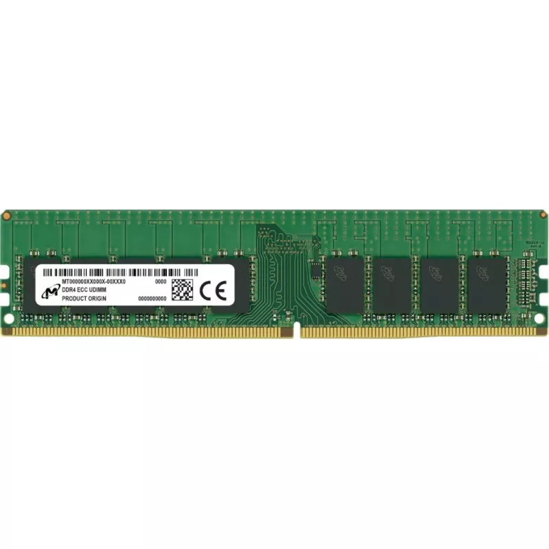 Micron ECC UDIMM DDR4 16 GB 1Rx8 3200 MHz PC4-25600 MTA9ASF2G72AZ-3G2R