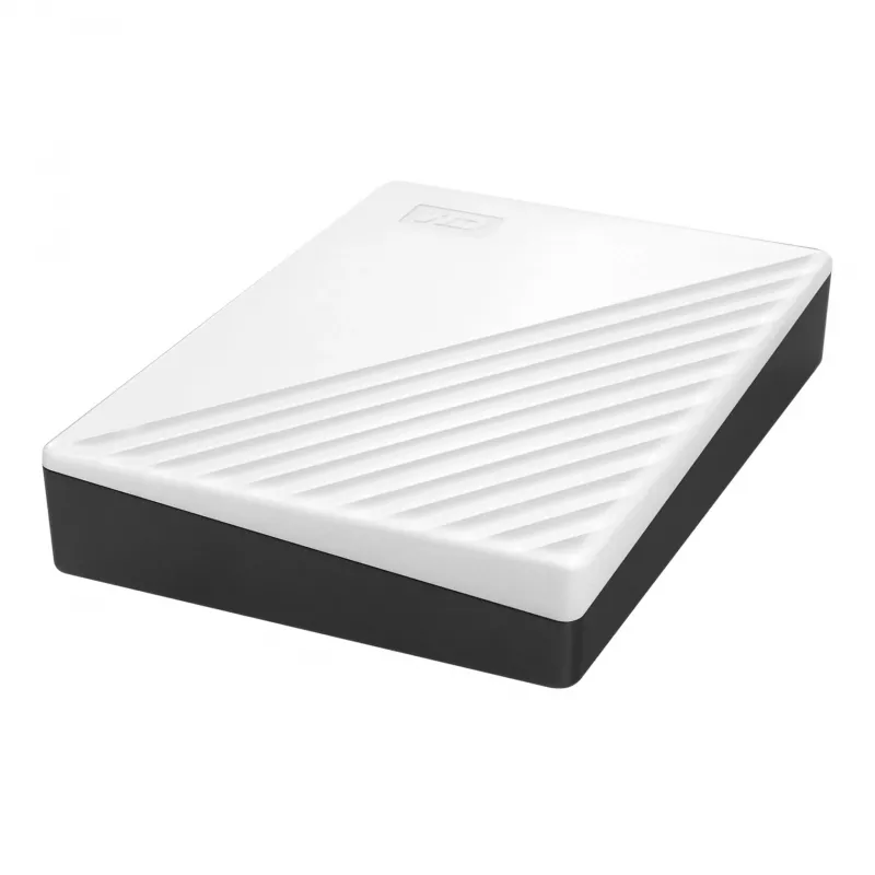 Western Digital WD My Passport 5TB Baltas USB 3.0 / 2,5 colio, 19,15 mm / 256 bitų šifravimas / WD Backup / Baltas (WDBPKJ0050BWT-WESN)