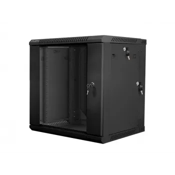 Sieninis 19 colių 12U LANBERG 600x600 mm juodas spintos stovas