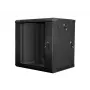 Sieninis 19 colių 12U LANBERG 600x600 mm juodas spintos stovas