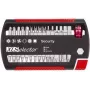 Bitų rinkinys Wiha 7948-927 — 31 vnt., šešiabriaunis kotas, 25 mm ilgio, įskaitant Robertson, Spanner, Torx, Tri-Wing ir tuščiavidurius/hi-torq (T8H–T27H) dydžius