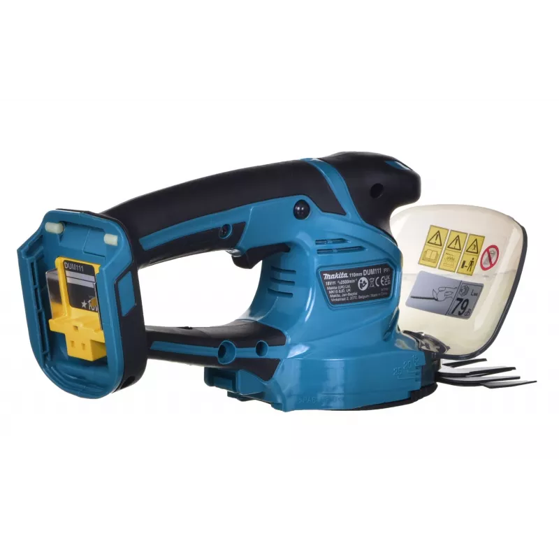 Belaidės žoliapjovės žirklės Makita DUM111ZX, 11 cm, juodos ir mėlynos spalvos, 18 V Ličio jonų