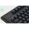 Laidinė mechaninė pilno dydžio klaviatūra KeySonic KSK-8202ELU-T (DE) su USB jungtimi, vokišku išdėstymu, juoda
