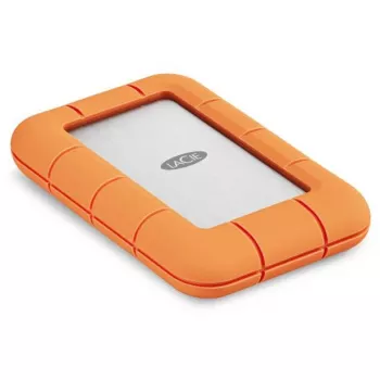 Išorinis SSD LaCie STND4000400 4 TB USB4 Gen 3x2 Thunderbolt USB Type-C, Oranžinis/Nerūdijantis plienas