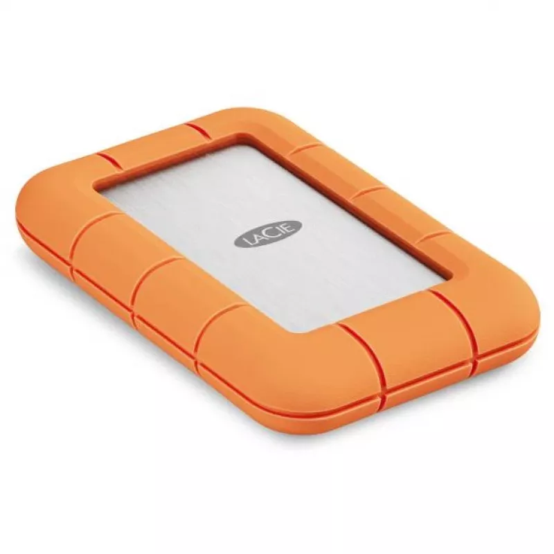 Išorinis SSD LaCie STND4000400 4 TB USB4 Gen 3x2 Thunderbolt USB Type-C, Oranžinis/Nerūdijantis plienas
