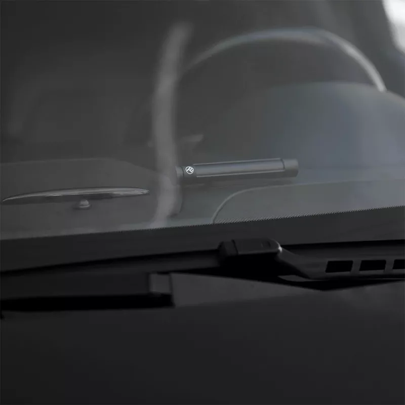 Laikina automobilio stovėjimo kortelė Tellur TLL171251 – metalo juoda, rodo du telefono numerius