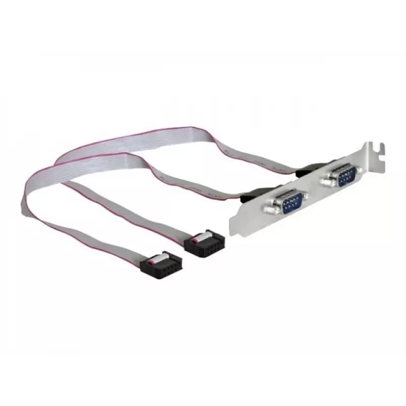DeLOCK 89083 PCI lizdo laikiklis su 2x DB9 COM prievadais