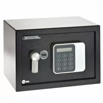 Laisvai pastatomas seifas Yale YSG/200/DB2 – plieninis, kombinacinis užraktas, 8,6 l, 310×200×200 mm, juodas