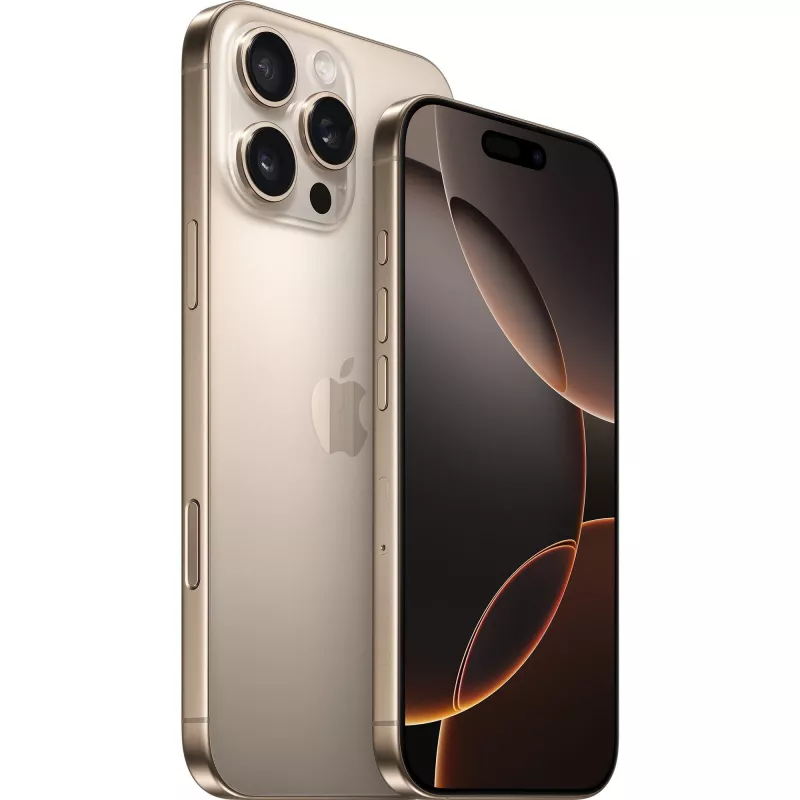 Išmanusis telefonas Apple iPhone 16 Pro Max 6,9 colio 256GB Smėlio spalvos