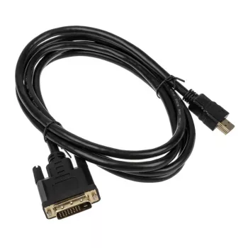 Vaizdo kabelio adapteris Akasa AK-CBHD06-20BK 2m DVI-D HDMI juodas