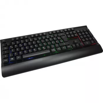 Žaidimų klaviatūros ir pelės rinkinys INTER-TECH KC-3000 RGB apšvietimas, USB jungtis