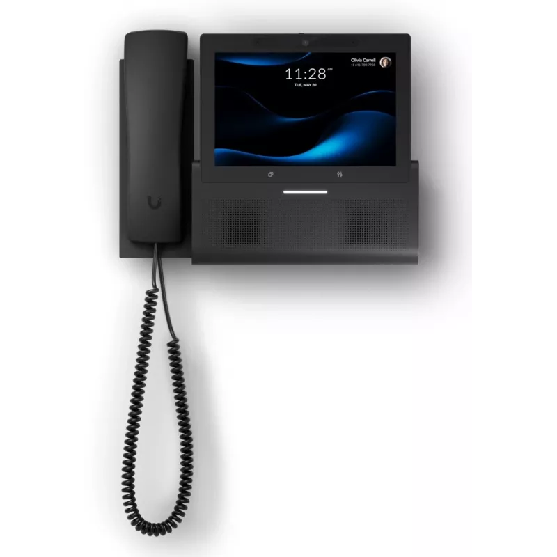 IP telefonas UBIQUITI G3 Touch Wall — 7 colių 1280×800 ekranas, 32 GB atmintis, 5 MP kamera, Gigabit Ethernet, Wi‑Fi (802.11a/b/g/n/ac), juodas