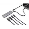 USB šakotuvas DeLOCK 64299, metalinis, USB 3.2 Gen 2, 4 prievadai