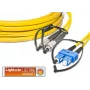 Lightwin LDP-09 FC-SC 15.0 FD šviesolaidinis kabelis 15 m OS2 geltonas