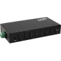 EXSYS GmbH 7 prievadų USB 3.2 Gen 2x1 metalinis HUB, 7x USB-C, 57W (EX-12277HMS)