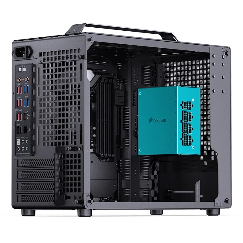 Jonsplus MATX nešiojamas korpusas Z20 - juodas