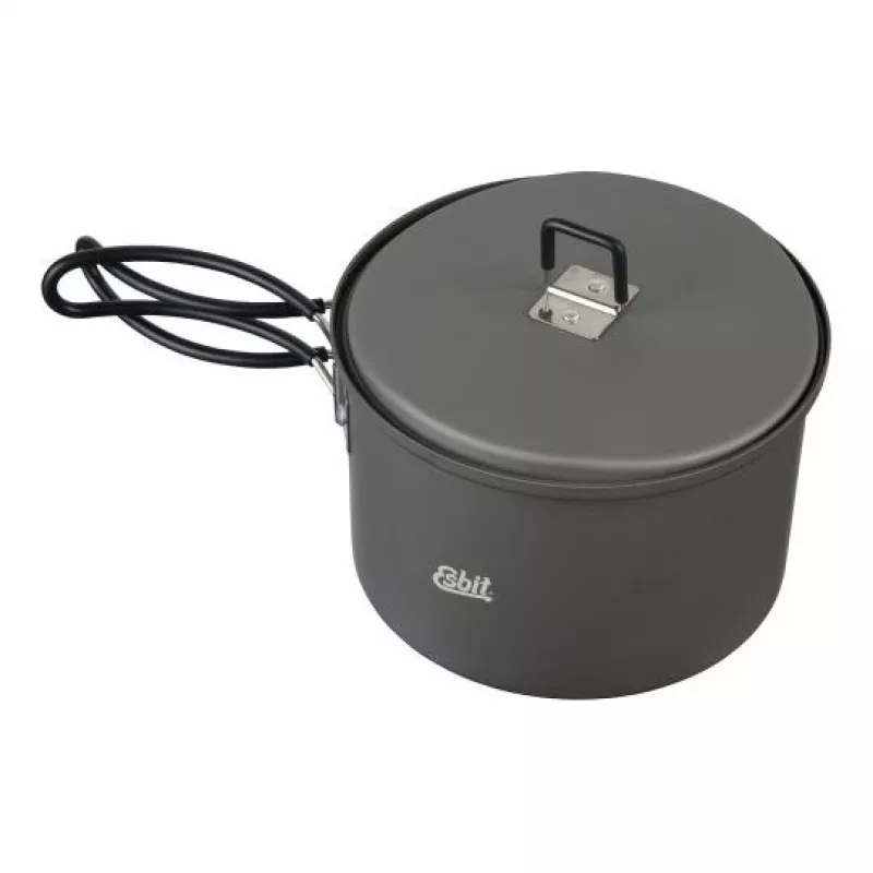 ESBIT PT1600HA keptuvė stovyklavimui 1.6 L aliuminis, juoda