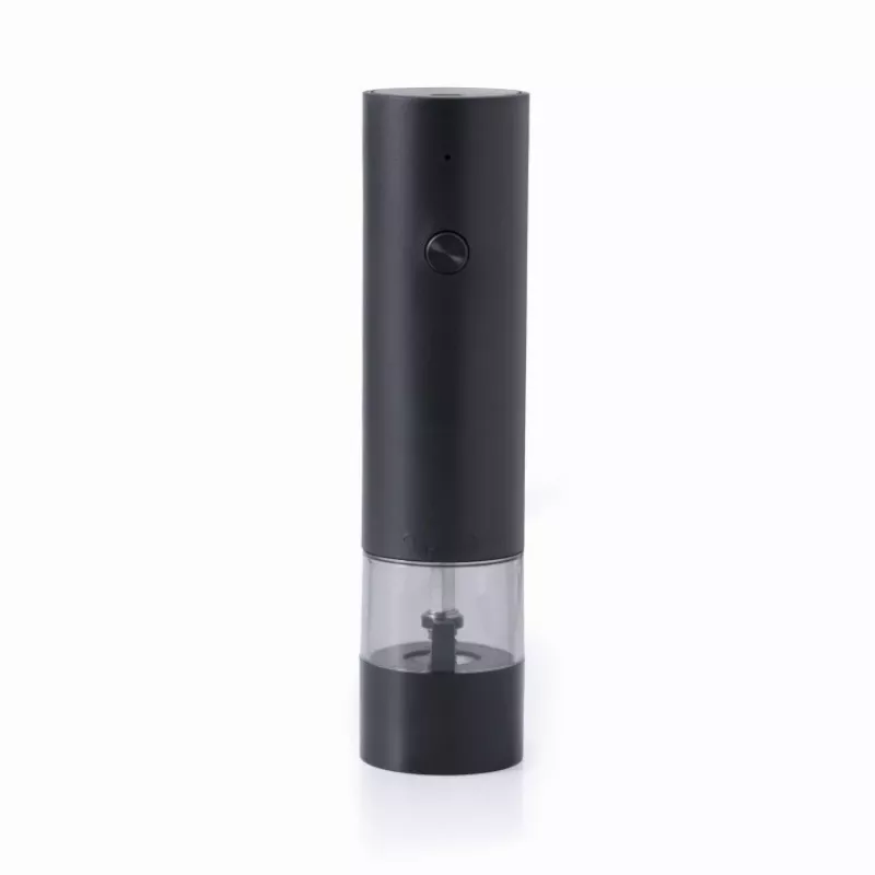 Druskos malūnėlis PROMIS MP34, keraminis peiliukas, reguliuojamas smulkumas, 180 mm, juodas, USB