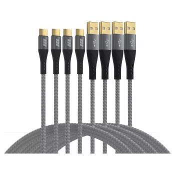 EFB Elektronik USB-A į USB-C laidų rinkinys 60W QC 3A+ – Skaitmeniniai duomenys (USB-AC-00005)