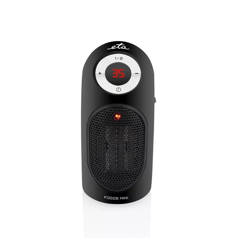 ETA Fogos mini ventiliatorinis šildytuvas 400 W (ETA162390000) juodas