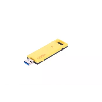 USB belaidis adapteris Extralink U1200AC AC1200 dviejų juostų, geltonas plastikas