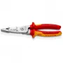 Kabelių nuėmiklis Knipex 13 76 200 ME, 6 mm, nerūdijantis plienas, raudona/geltona