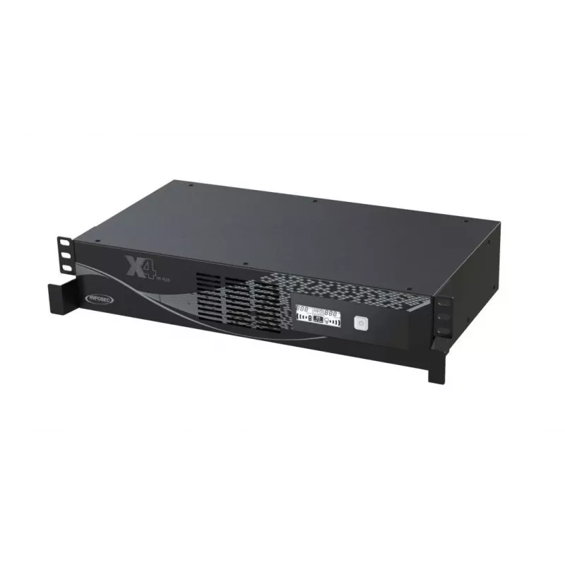 Nepertraukiamo maitinimo šaltinis UPS Infosec X4 1000 RM Plus 1 kVA 600 W 10 AC lizdų