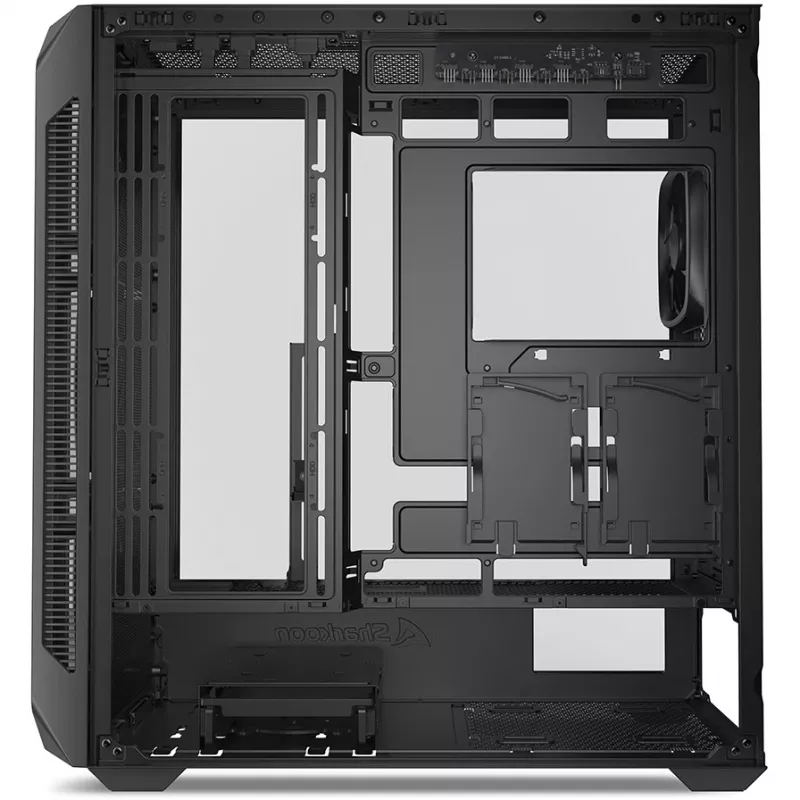 Kompiuterio korpusas Sharkoon AK5G RGB Midi Tower juodas