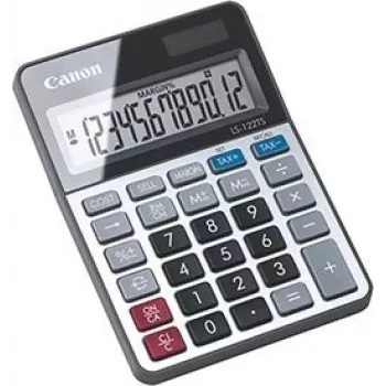Canon LS-122TS stalinis skaičiuotuvas su 12 skaitmenų ekranu, pilka spalva