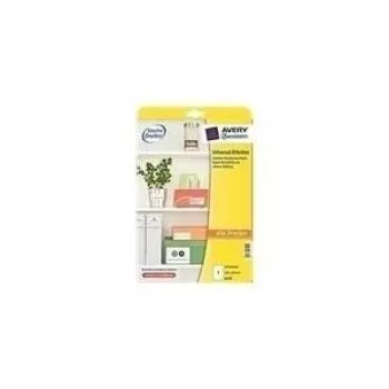 Avery Zweckform Universal – Etiketės – Baltos – A4 (210 x 297 mm) – 10 etikečių (10 lapų x 10) – (6125)
