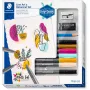 Piešimo rinkinys Staedtler LineArt & Botanical 10 dalių