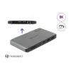 Docking stotelė DeLOCK Thunderbolt 3 8K Dual DisplayPort USB LAN SD Audio PD 3.0