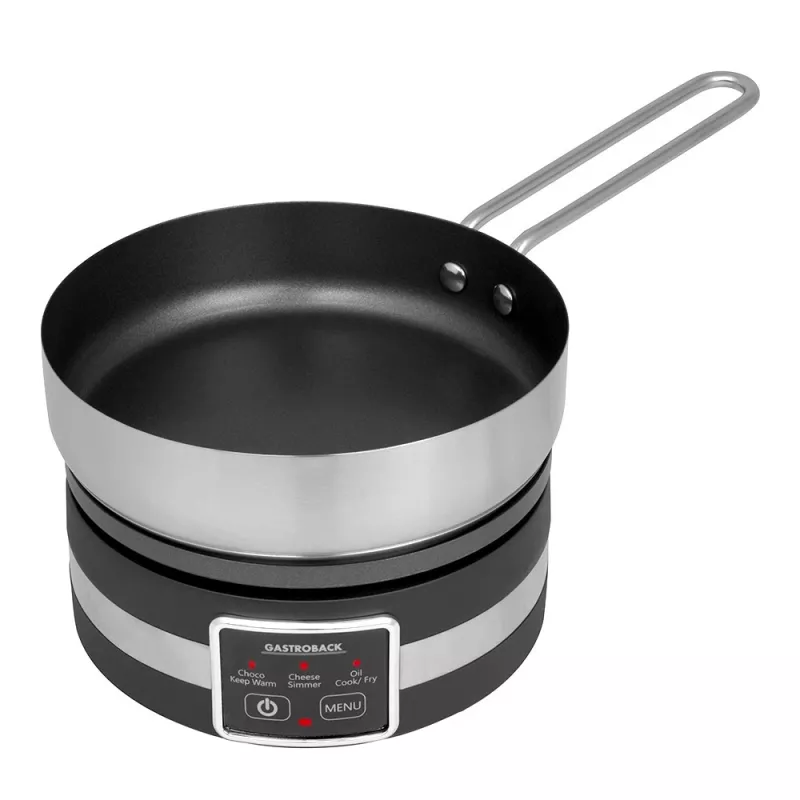 Elektrinis fondiu indas Gastroback 42568 1,8L 8 asmenims juodas nerūdijantis plienas