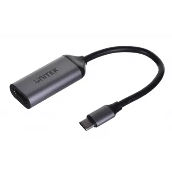 UNITEK V1420A vaizdo kabelio adapteris 0,15 m USB-C į HDMI pilka