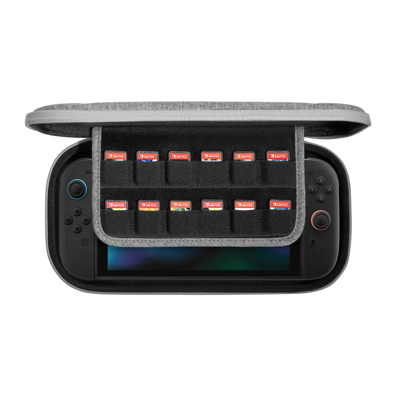 Apsauginis dėklas Tomtoc FancyCase-G05, pilkas, skirtas Nintendo Switch 2
