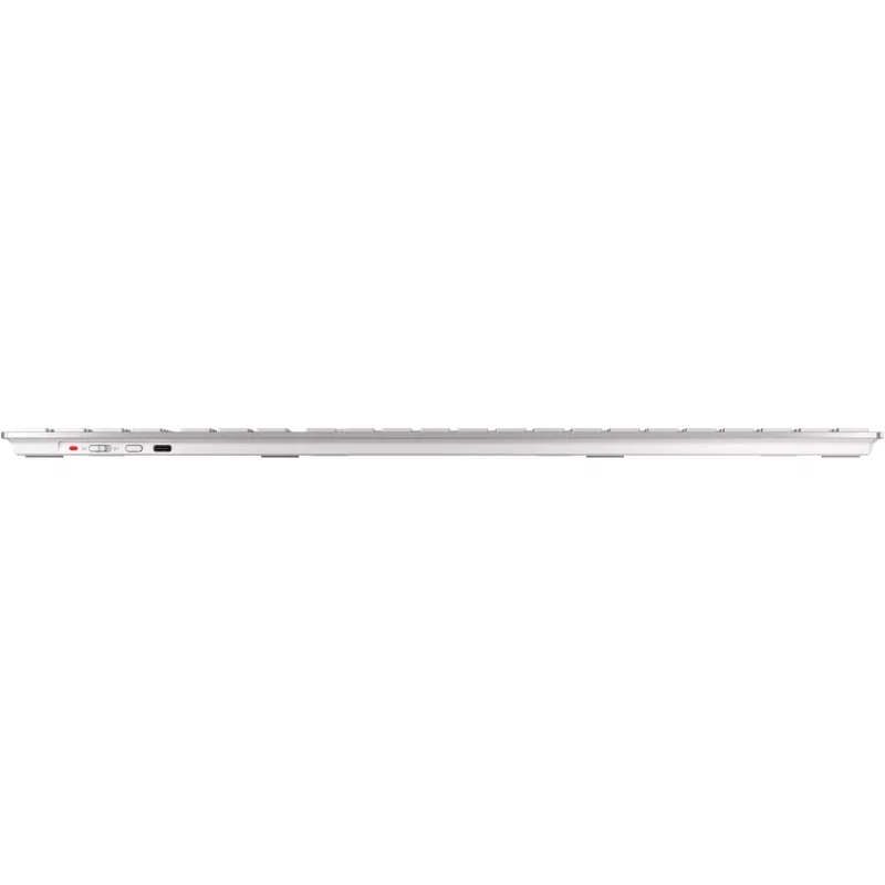CHERRY DW 9100 SLIM belaidė klaviatūra ir pelė RF Wireless + Bluetooth QWERTZ vokiška sidabrinė