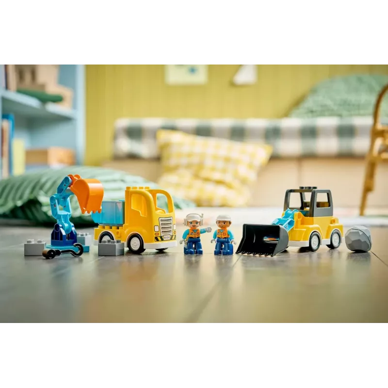 LEGO DUPLO 10475 3 viename statybinės mašinos