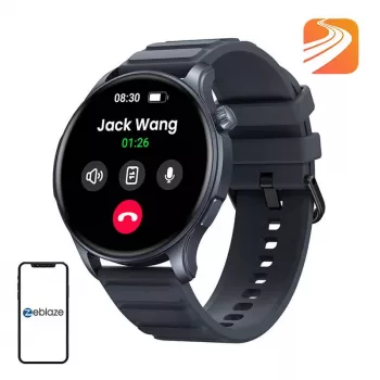 Išmanusis laikrodis Zeblaze Btalk 3 Pro – 1,43 colio (3,63 cm) AMOLED, 466×466 pikselių, liečiamas ekranas, 260 mAh, pilka spalva