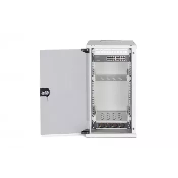 Sieninis stelažas Digitus DN-49104-SET 12U 60kg IP20 pilkas
