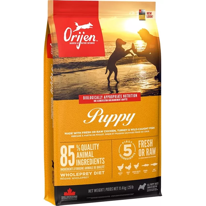 ORIJEN Puppy sausas šunų ėdalas - 11,4 kg