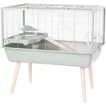 Narvelis ZOLUX Neolife 80 žalias žiurkėnui – metalas/plastikas, 780×480×750 mm, 9 mm tarpai tarp strypų