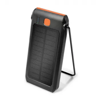 Logilink PA0273 – Saulės energijos powerbankas su žibintuvėliu, Li-Pol, 10000 mAh, 18 W, 3 A, PD 2.0, QC 3.0, itin greitas įkrovimas, 2 išvesties prievadai (USB Type A, 24 pin USB-C), USB laidas