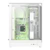 Gamemax T20 WH | Baltas M-ATX korpusas be maitinimo šaltinio