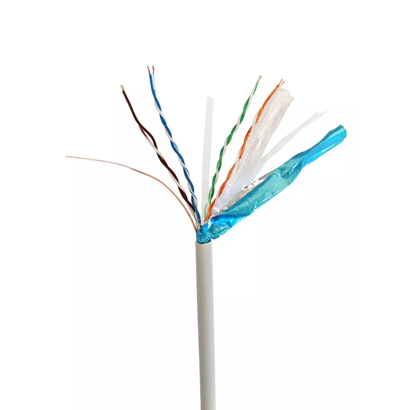 Gembird Cat 6 FTP LAN kietas laidas CCA ECA 305 m