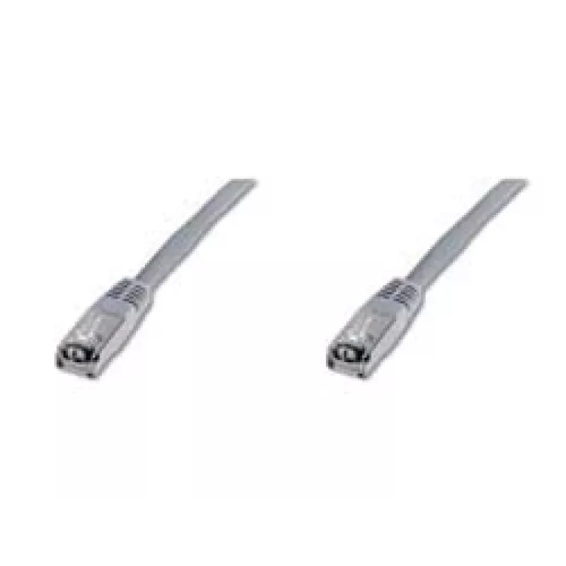 Tinklo kabelis Digitus CAT 5e SF/UTP Patch Cord RJ-45 Cat5e 10m Pilkas